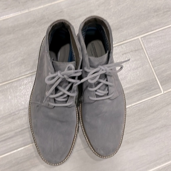 Gray Suede Men's Clark’s Chukka Boots size 8.5 - Picture 5 of 7